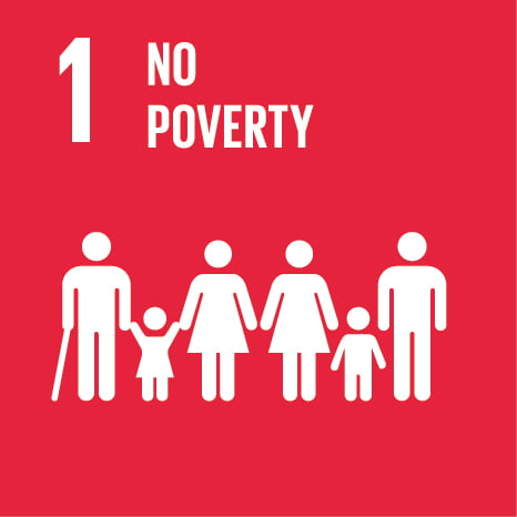 sustainable development goal 1 no poverty icon