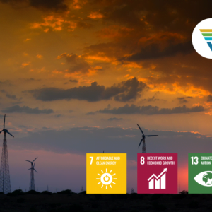 Wind Power Project in Jaisalmer, India working towards sustainable development goals 7, 8 & 13